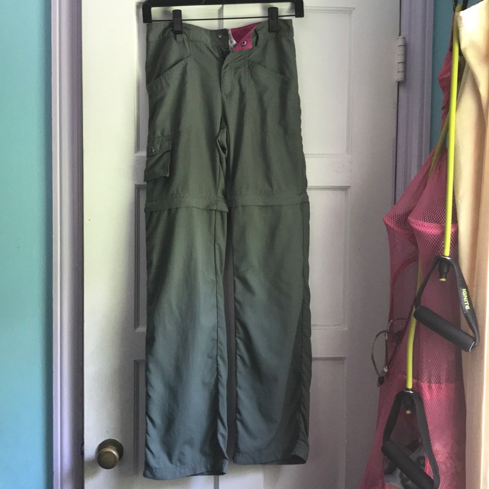 Girls zip-off  convertible pants